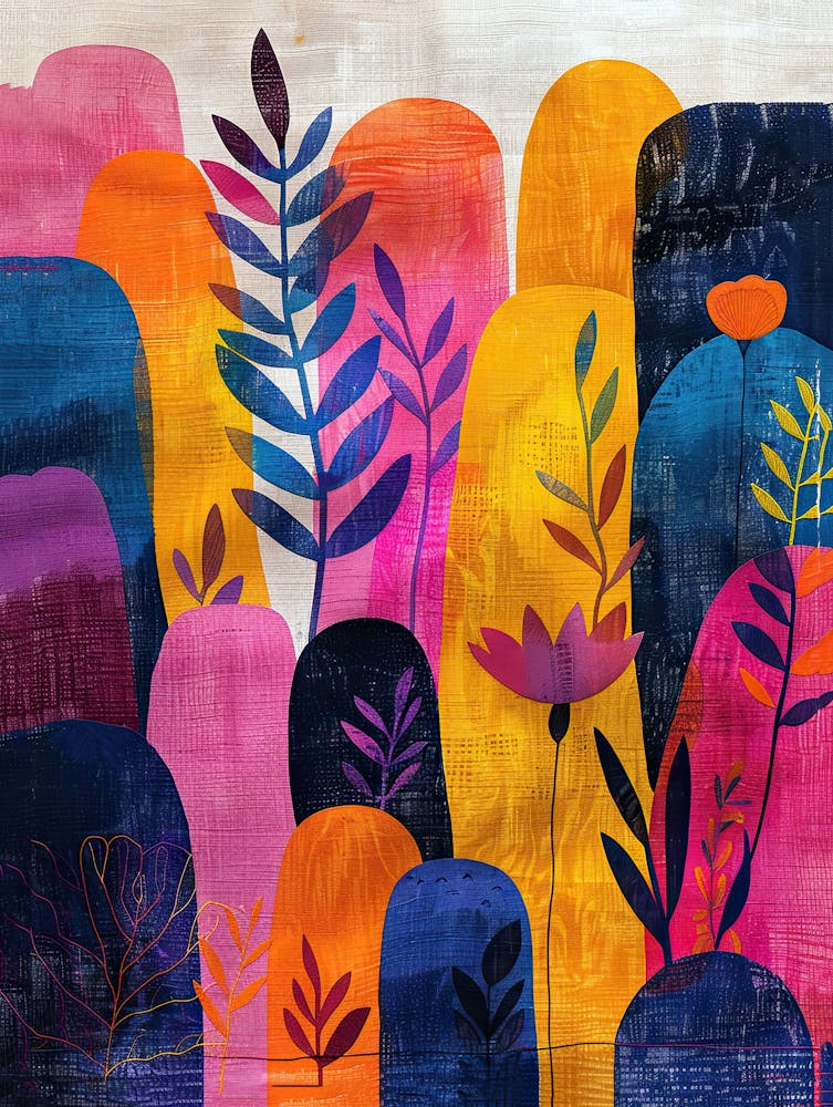 Whimsical Cutouts Matisse Style