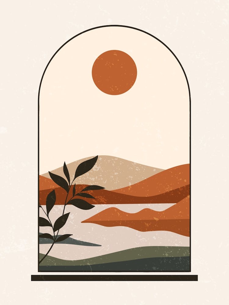 Paysage avec Soleil