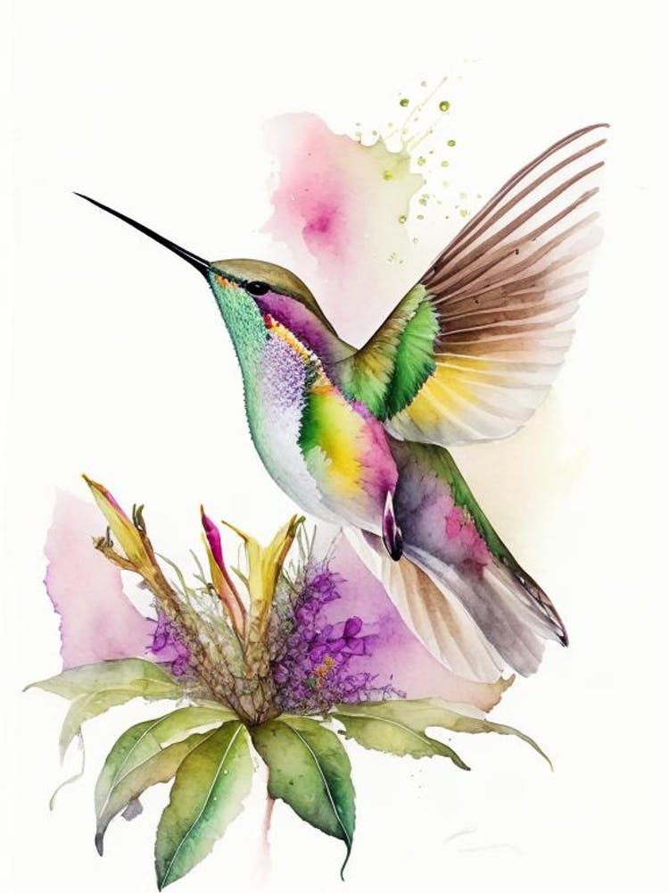 Costa S Hummingbird Cute Neon 1