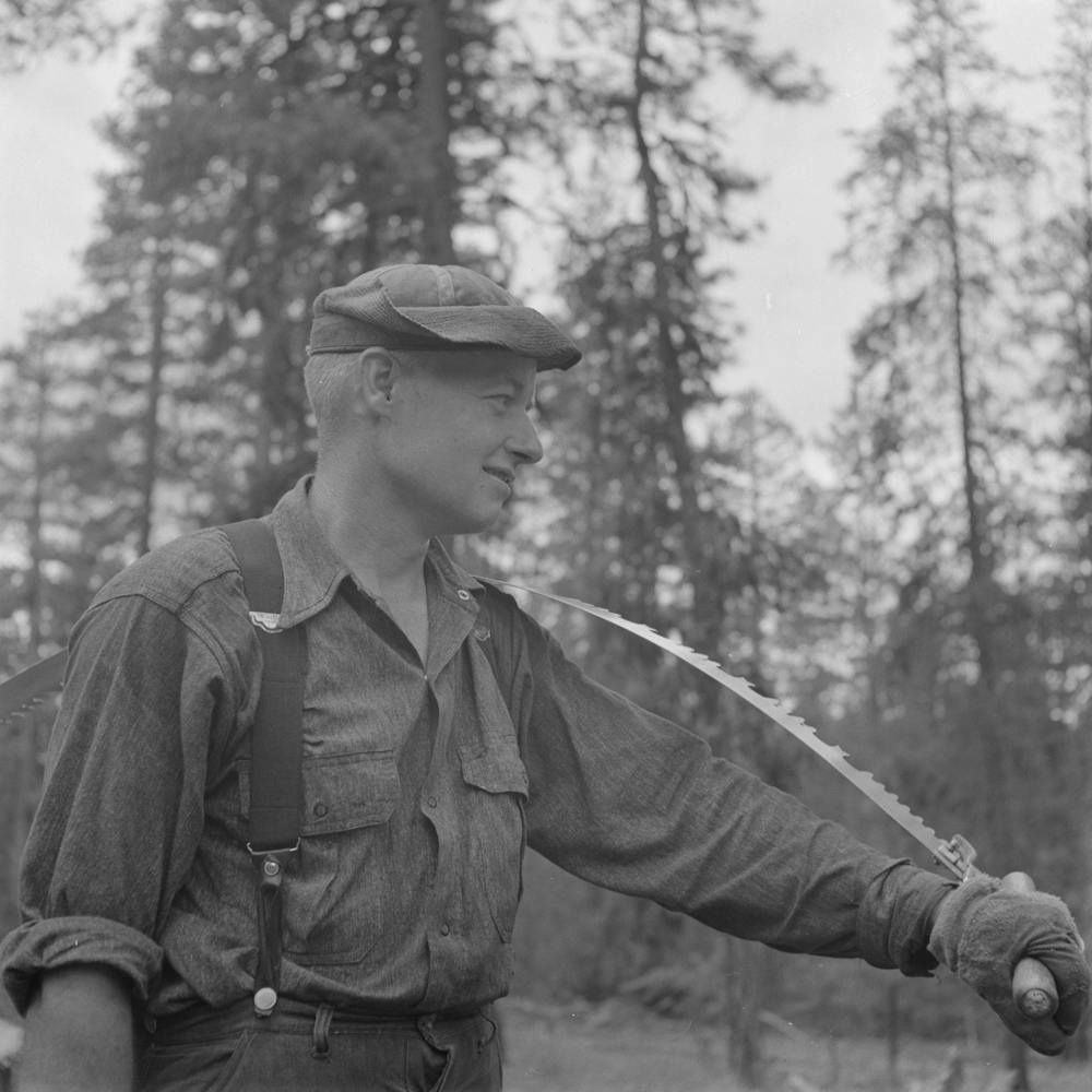 Grant County, Oregon Malheur National Forest, Lumberjack By Russell Lee 1
