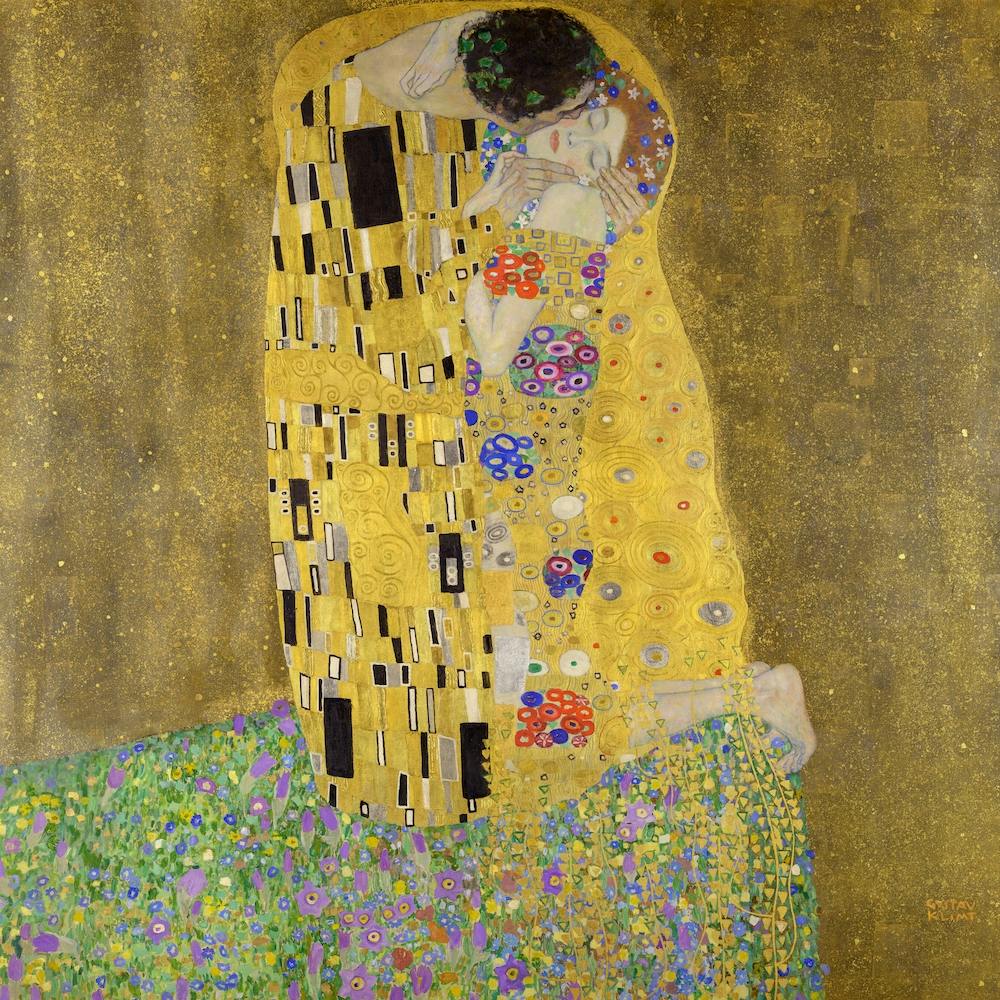 The Kiss, Gustav Klimt Hallway