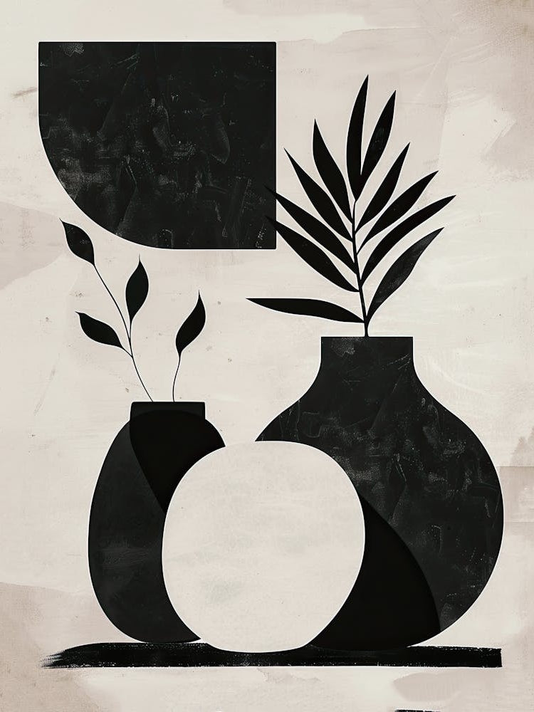 Faceted Patterns Bauhaus Minimalist