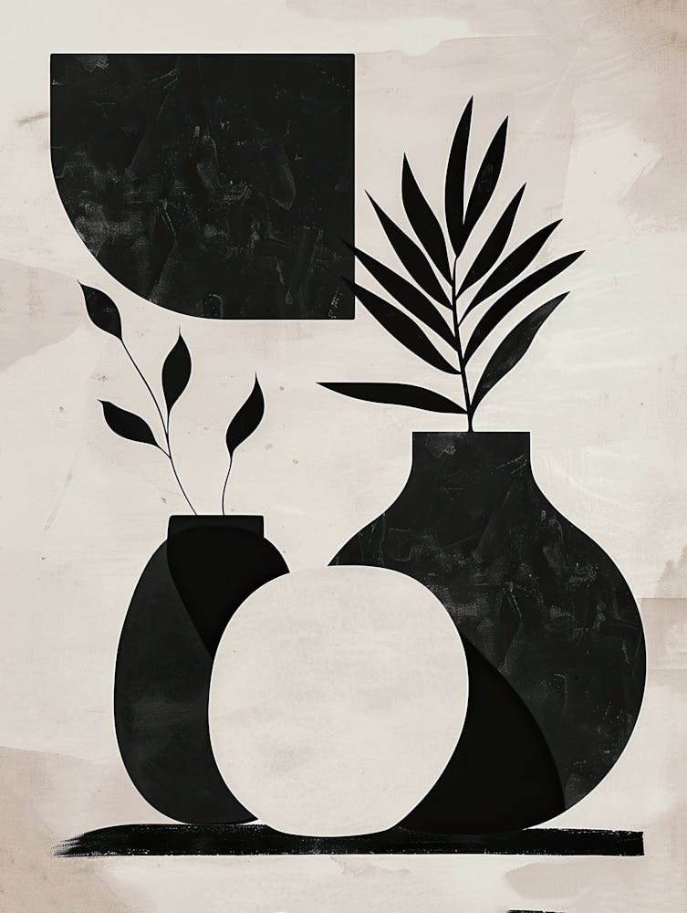 Faceted Patterns Bauhaus Minimalist