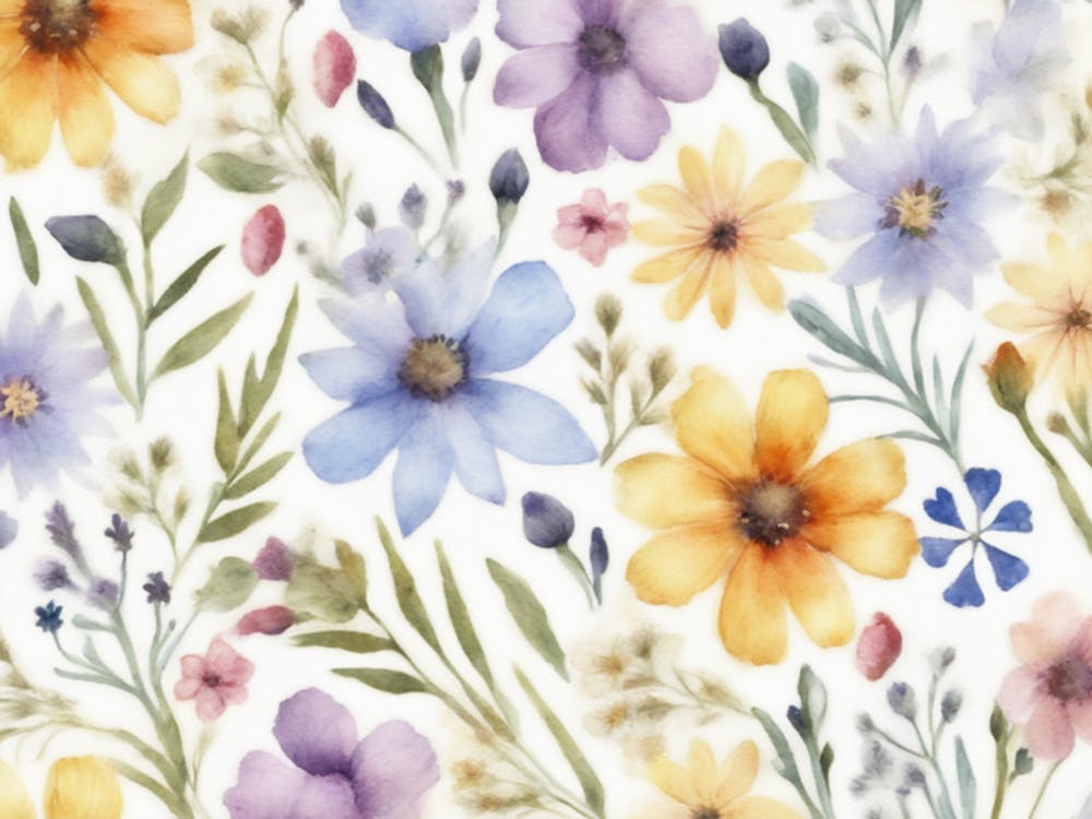 Aquarellblumen 10