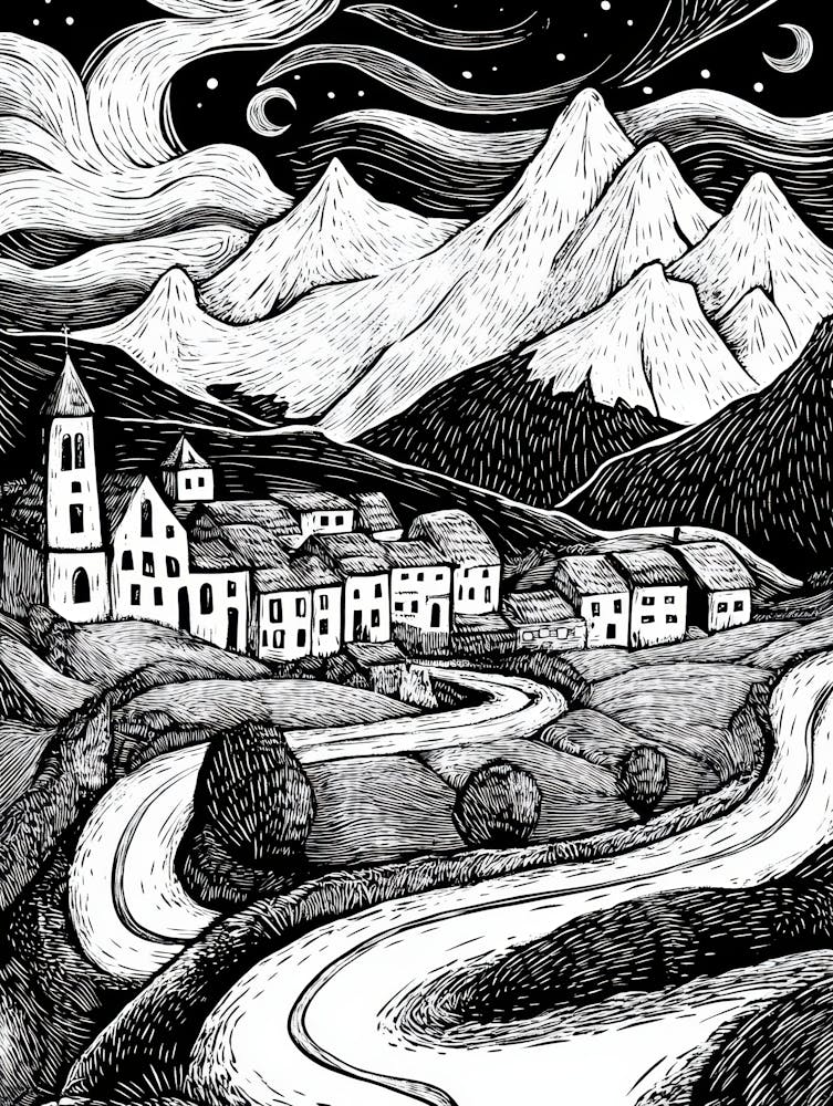 Night In The Mountains