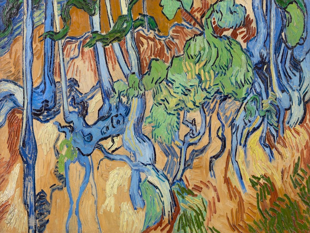 Tree Roots (1890), Vincent Van Gogh