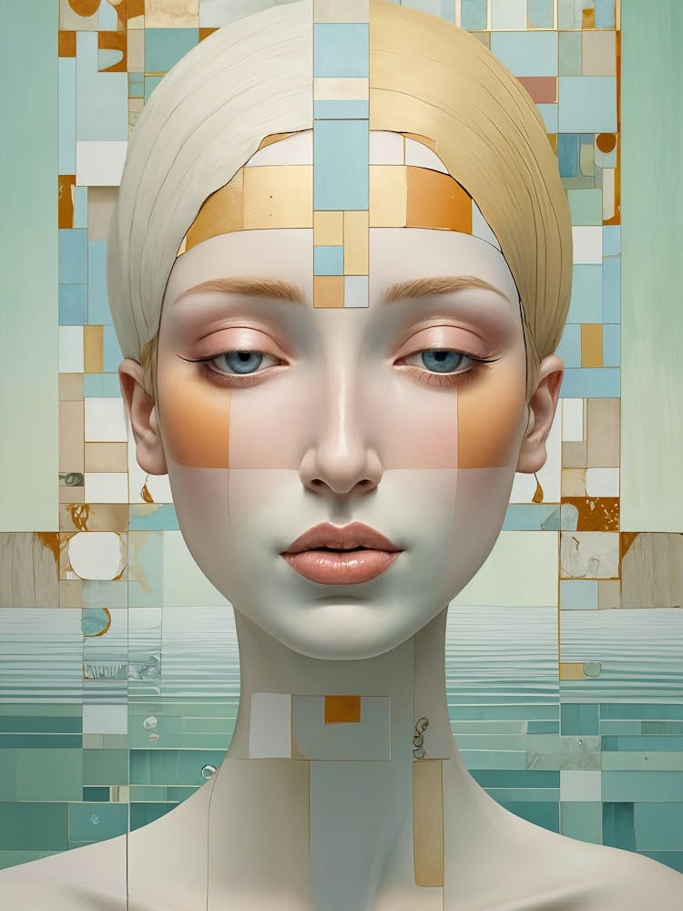 Abstract Portrait Of A Woman no2