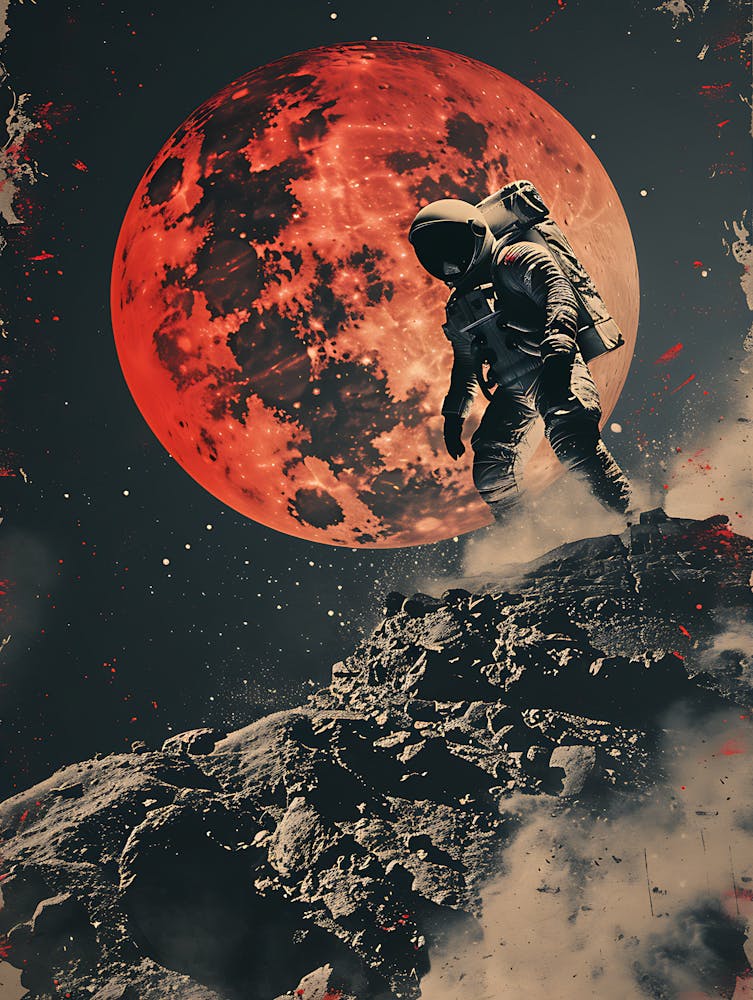 Beautiful Retro Astronaut 16
