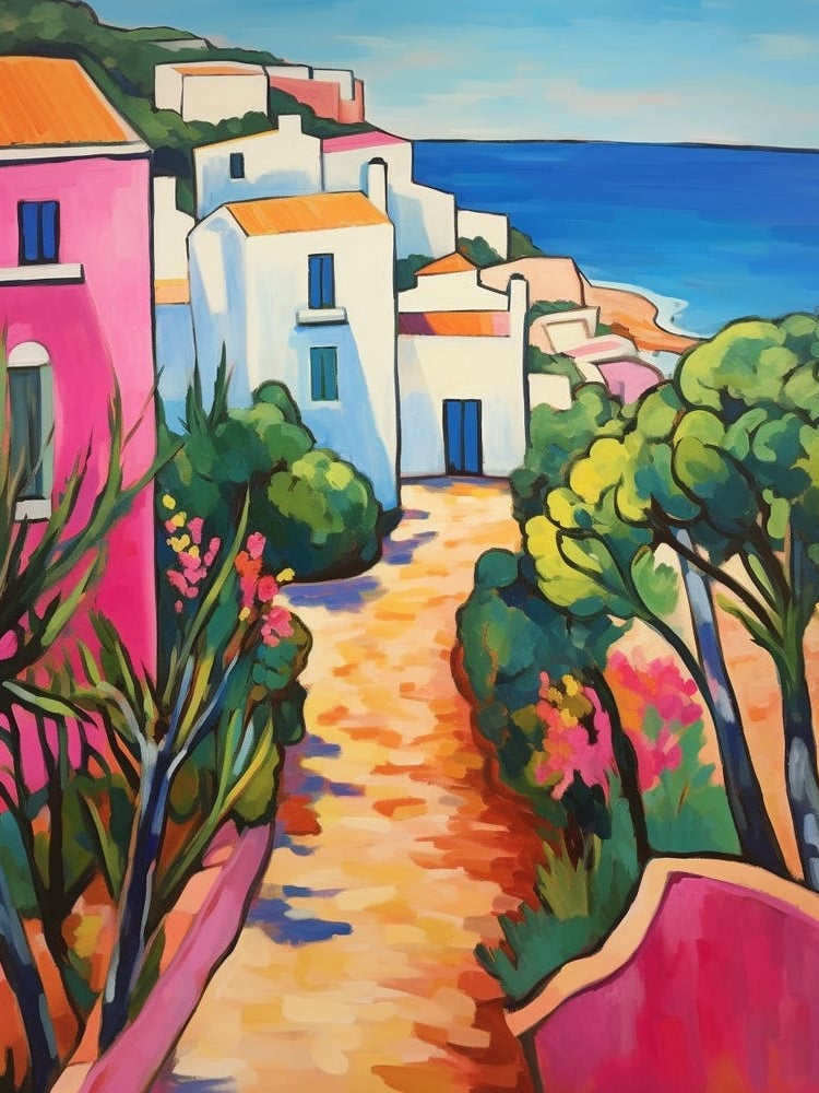 Algarve Portugal 4 Fauvist Painting