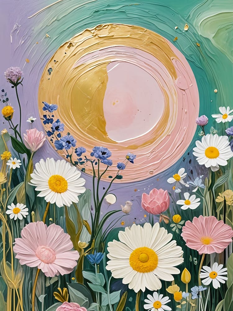 Abstract Moonlit Garden no2