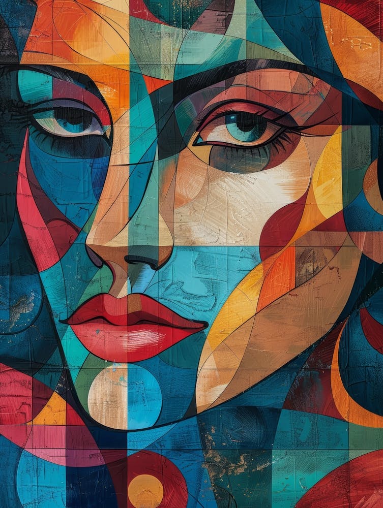 Abstract Portrait Of A Woman 106