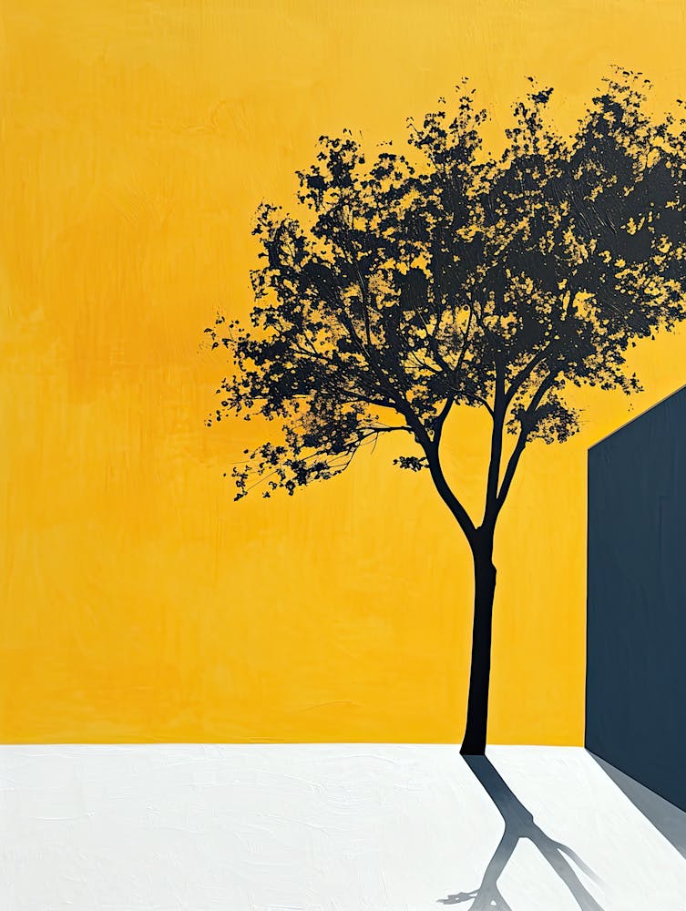 Shadow Of A Tree, Minimalism Decor