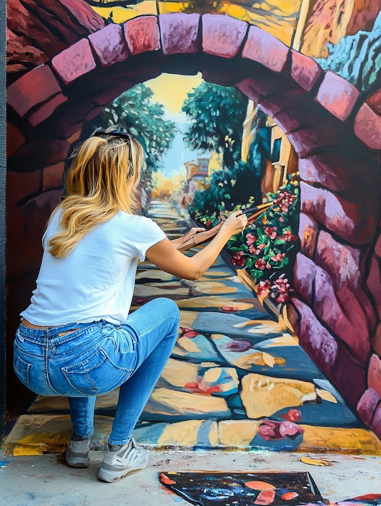 Girl A Mural