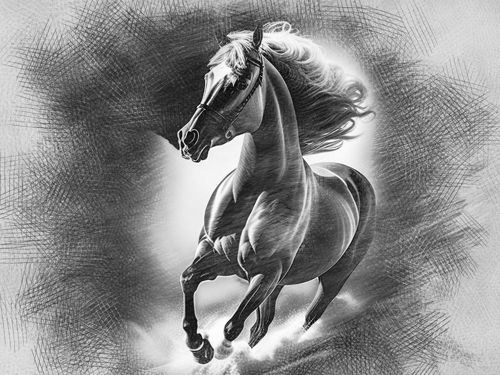 Digital Art Horse