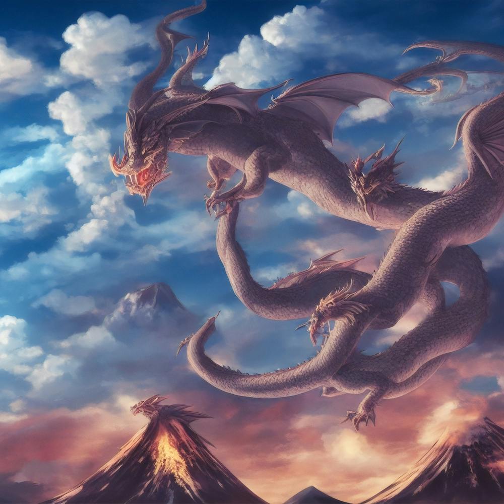 Dragon Flying Mountain Gaming