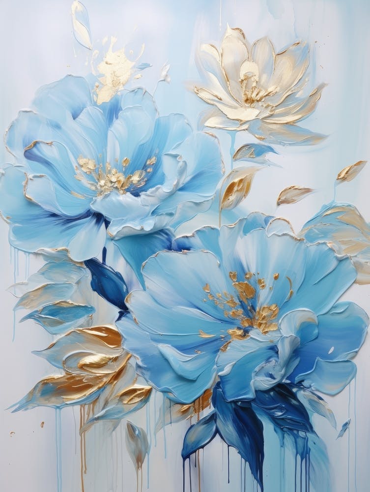 Blue Flowers 17