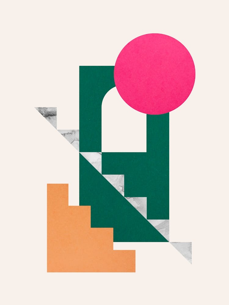Geometrische Kollage von Texturen 12