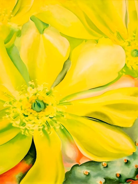 Georgia O'Keeffe- Yellow Cactus, 1935
