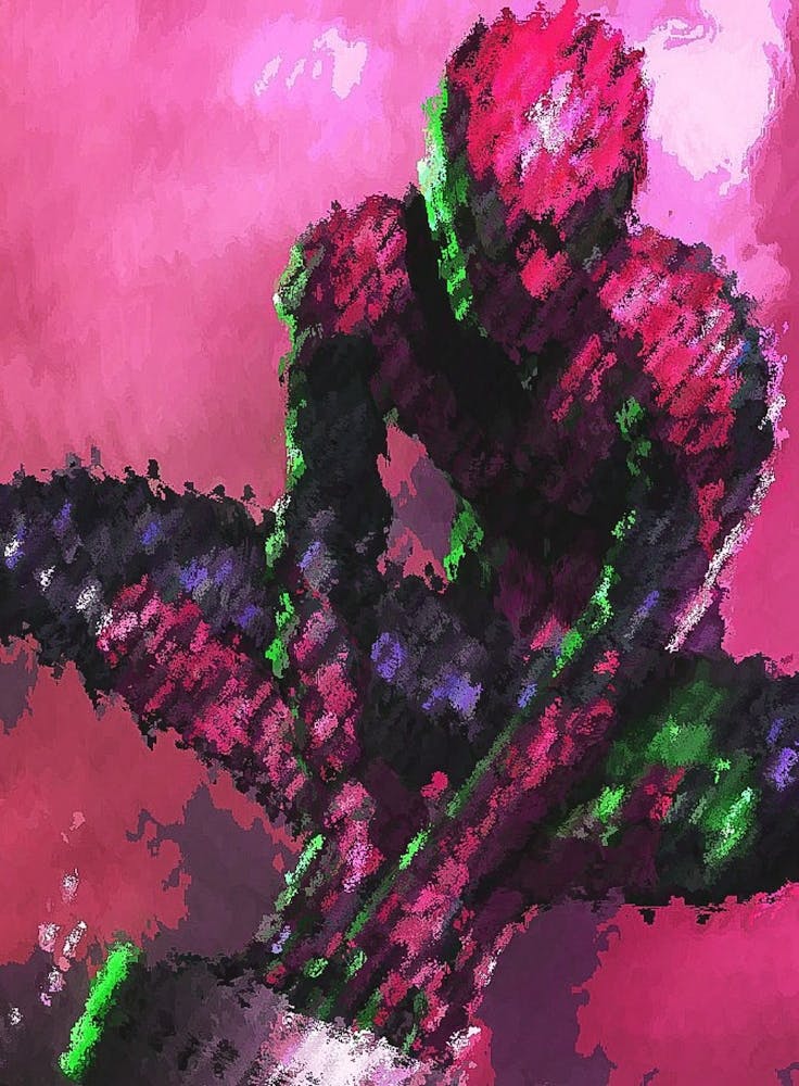 Spider-Man - Abstract Painting