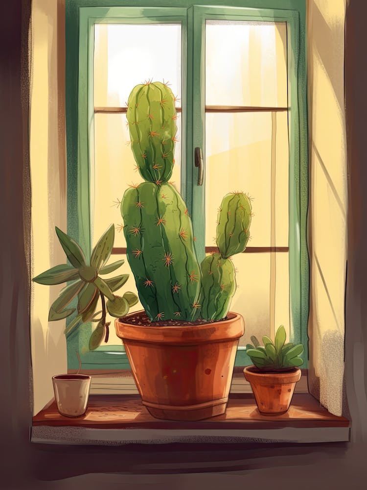 Cactus Window 2