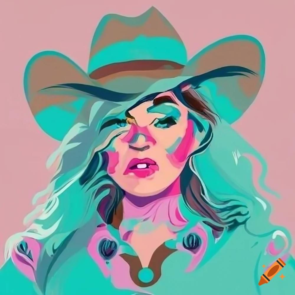 Woman In A Cowboy Hat