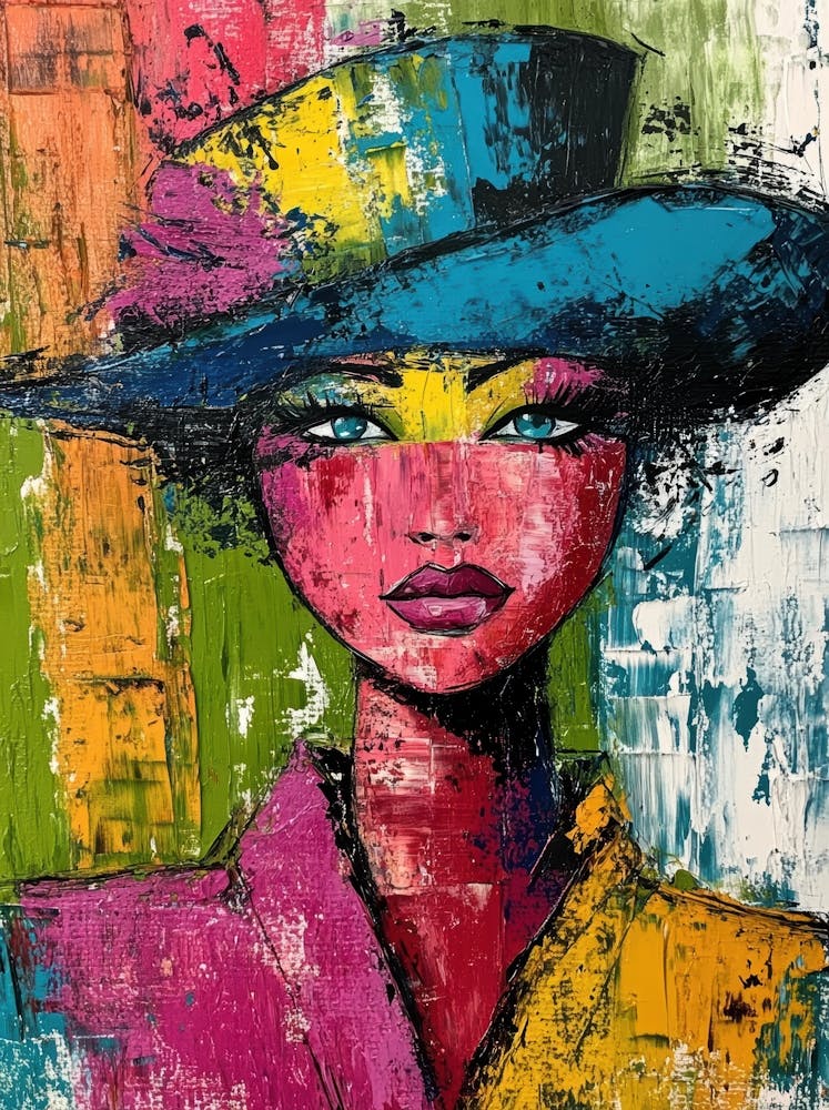 Woman In A Hat 116