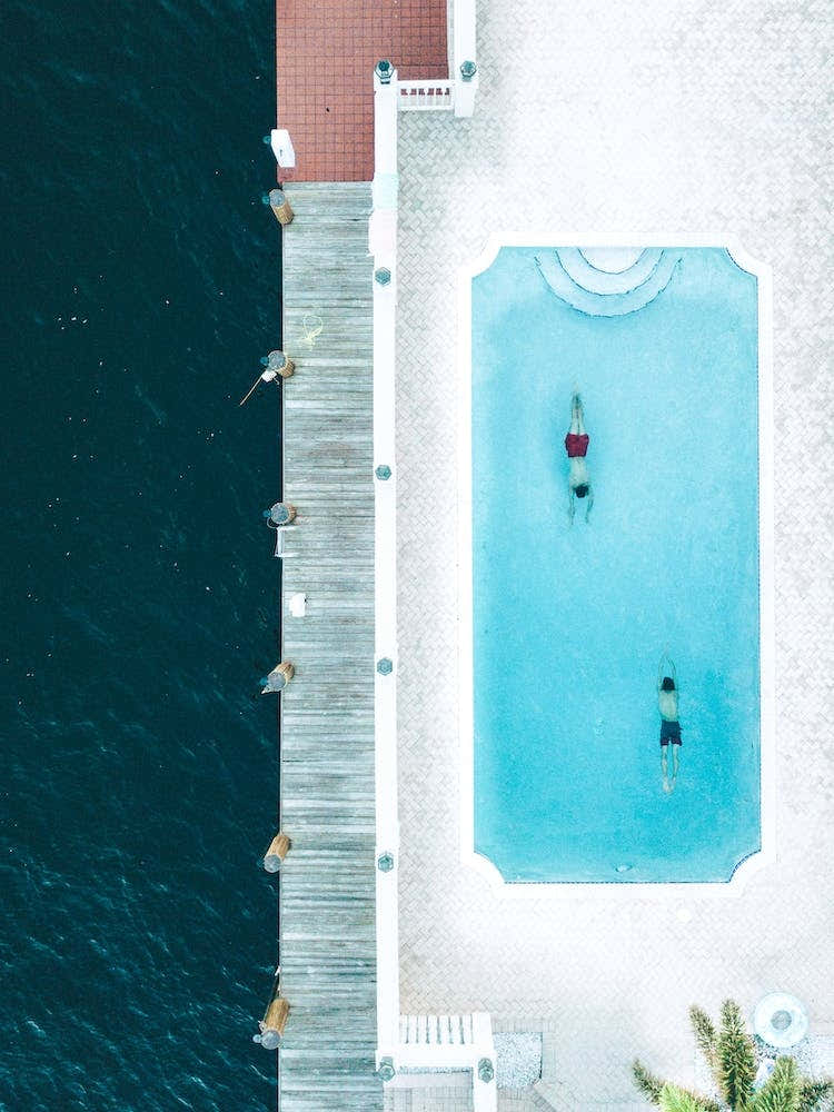 Aerial Swimming Pool