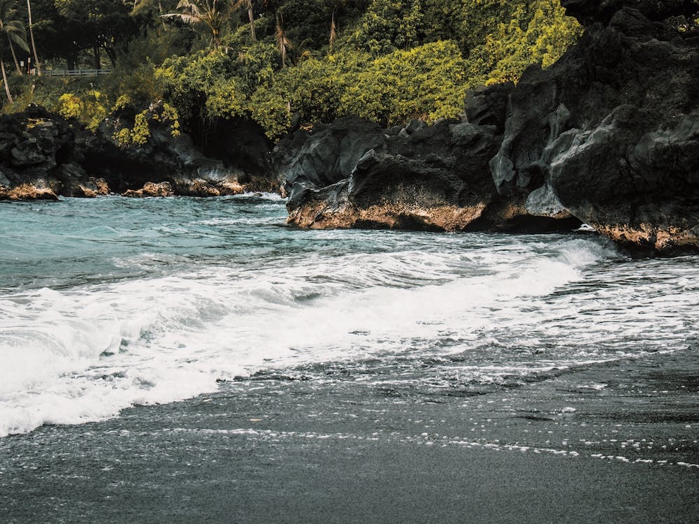 Black Hawaiian Beach