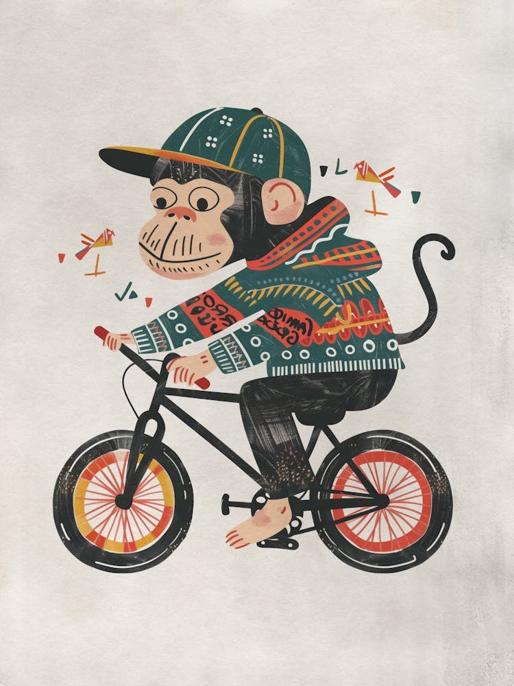 Boho Nursery 6 Monkey