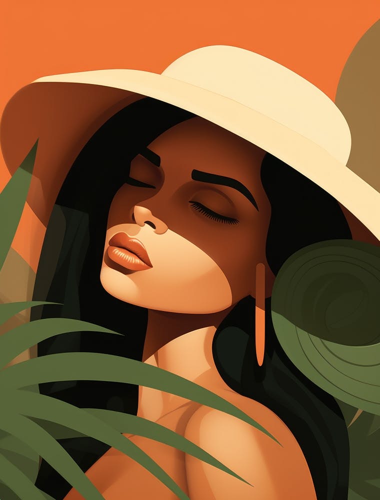 Portrait Of A Woman In A Hat 4