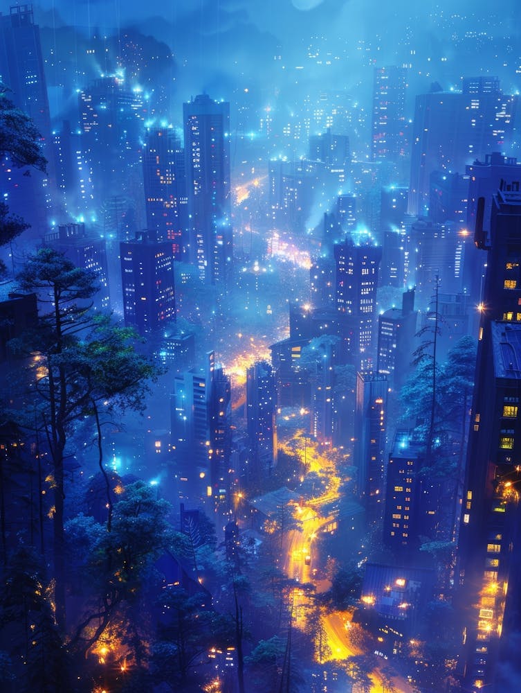 Cityscape At Night 3