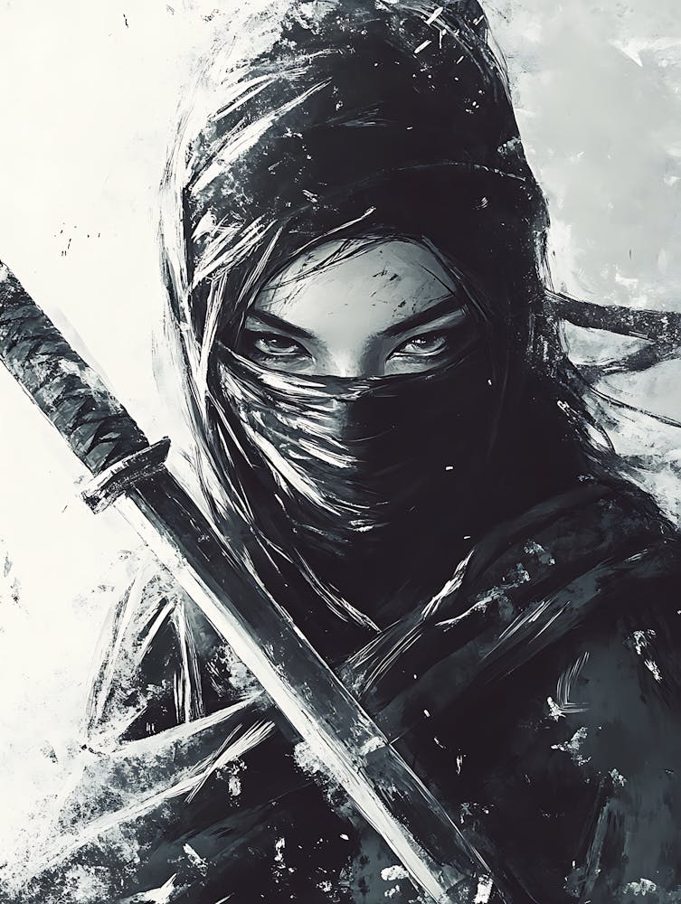 Mystery Beautiful Ninja Girl 19
