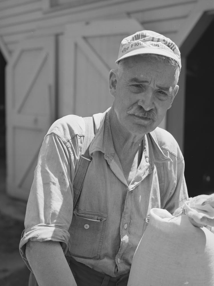 He Gathers Samples Of Wheat For A Central Sampling And Testing Station, Walla Walla County, Washington By