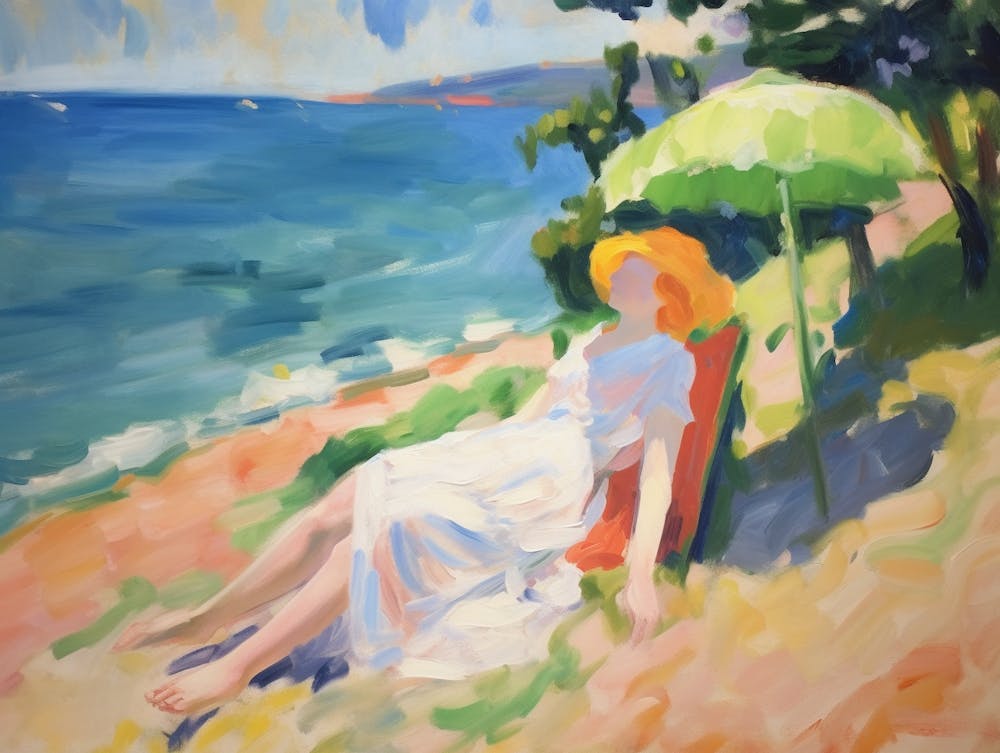 Woman On The Beach