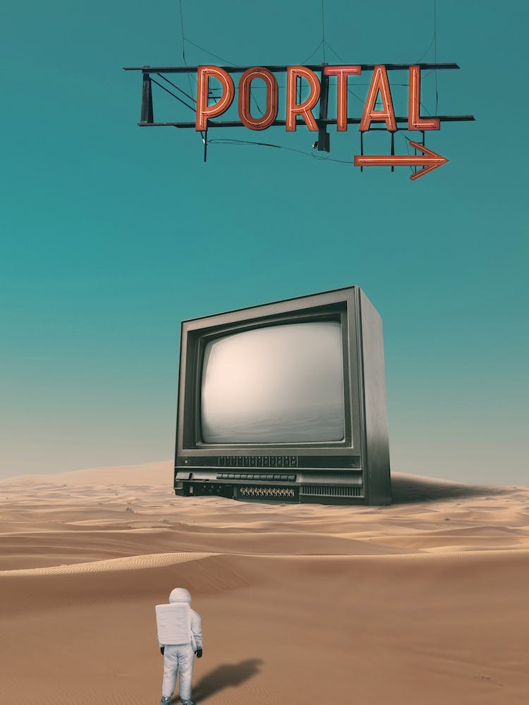 Desert 2137 Collage Art