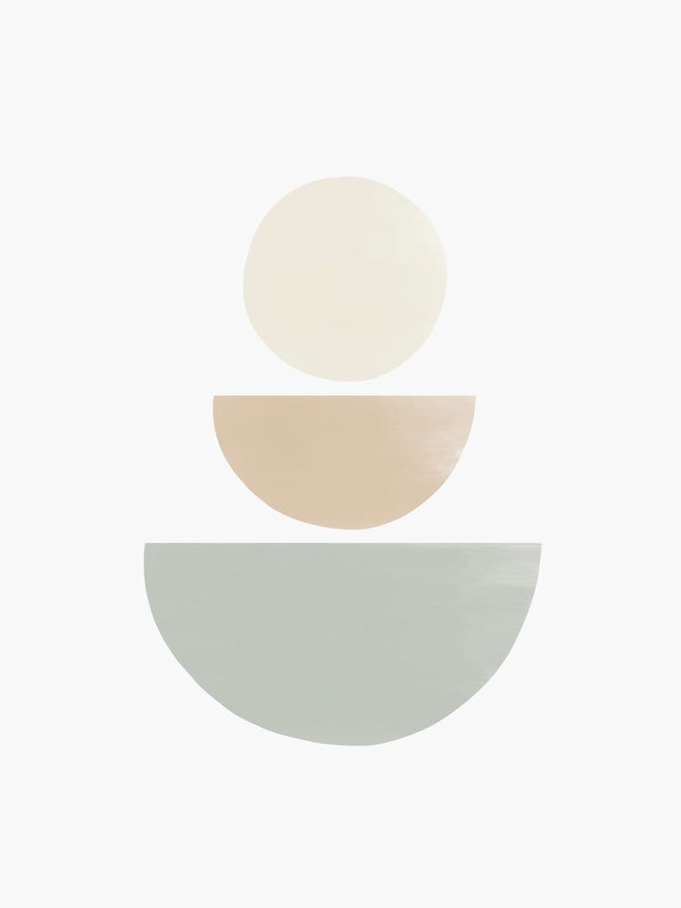 Balancing Shapes 1 Sage Green