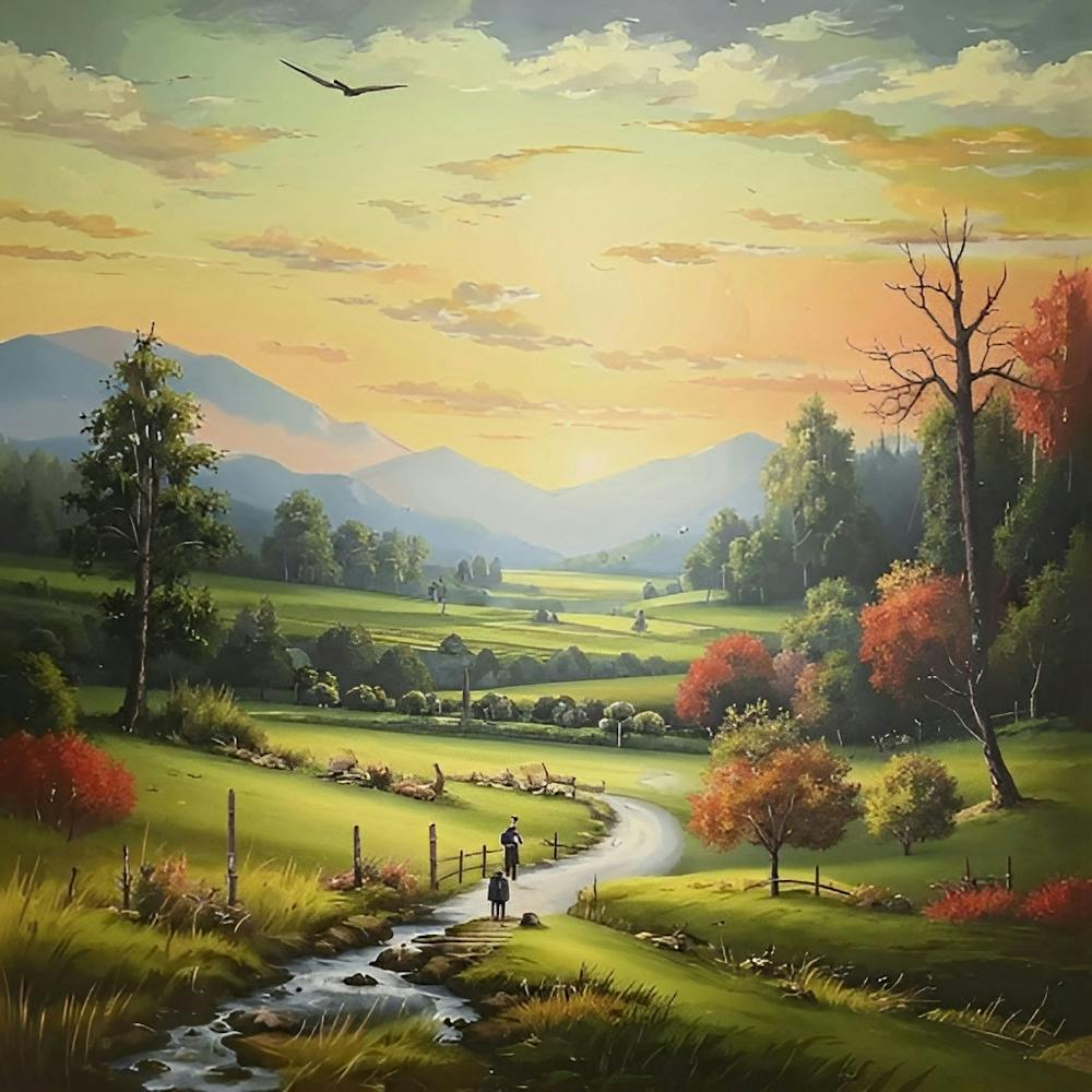 Sunset In The Valley