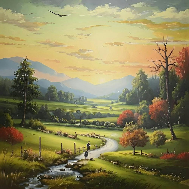 Sunset In The Valley