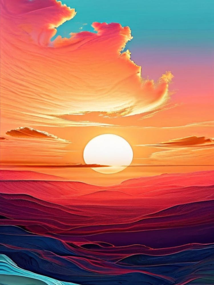 Sunset In The Mountains 13