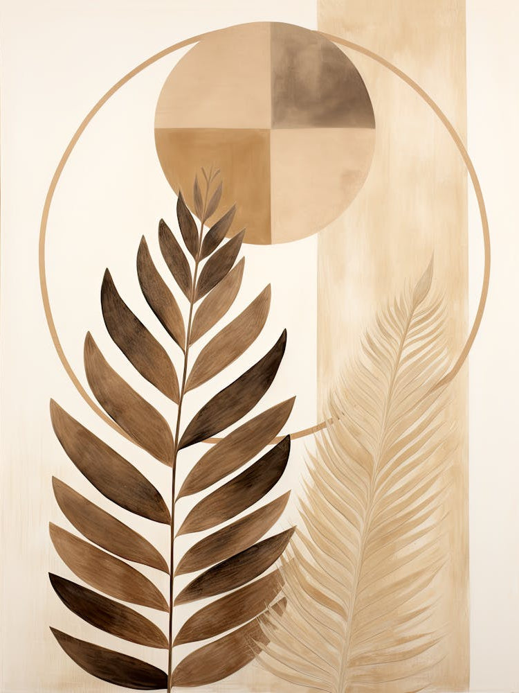 'Sunrise' Tropical Leaves 1