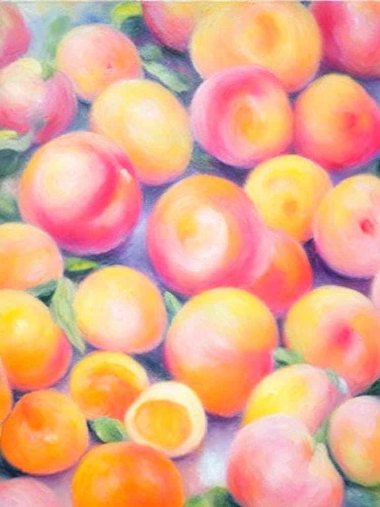 Apricot Painting Fruit