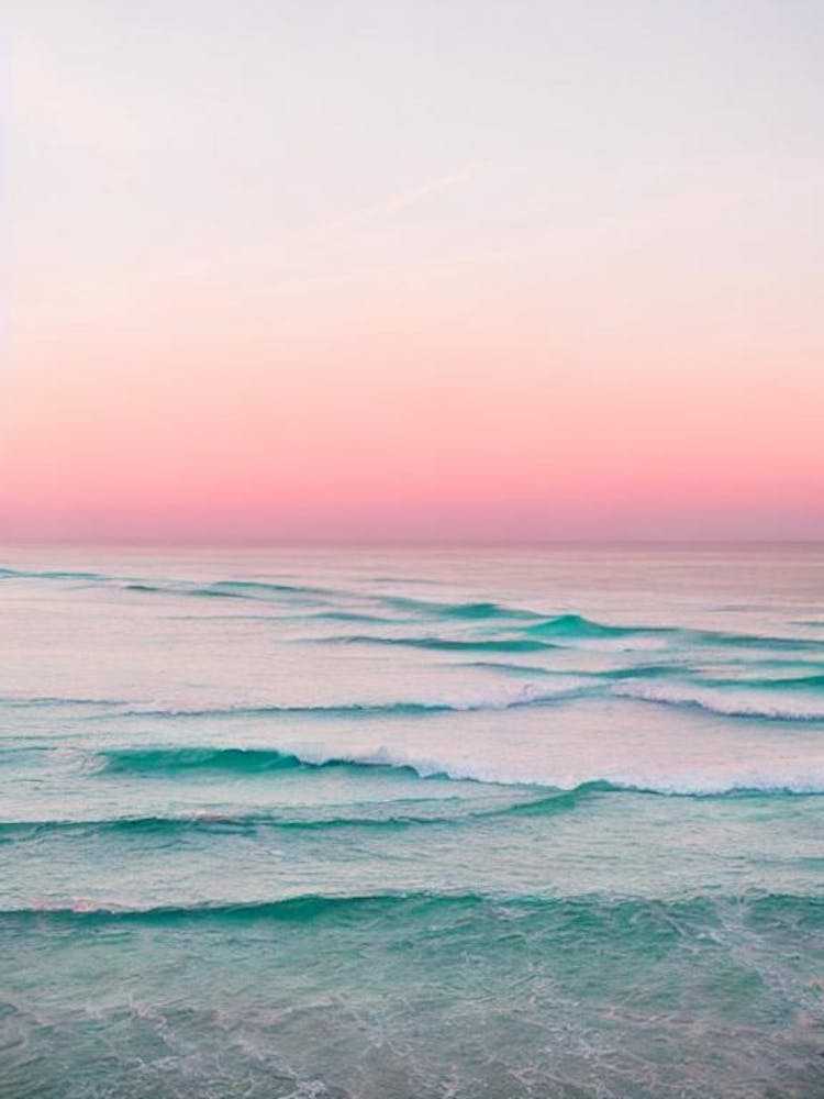 Gwithian Beach, Cornwall Pink Photography 1
