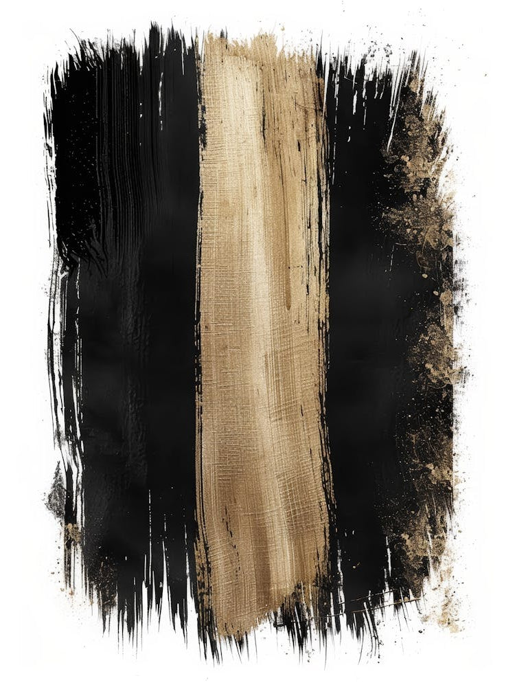 Black And Gold Canvas Print 41