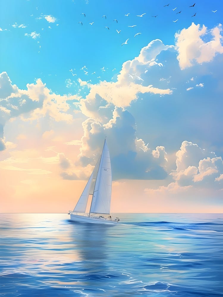 Sailboat In The Sea