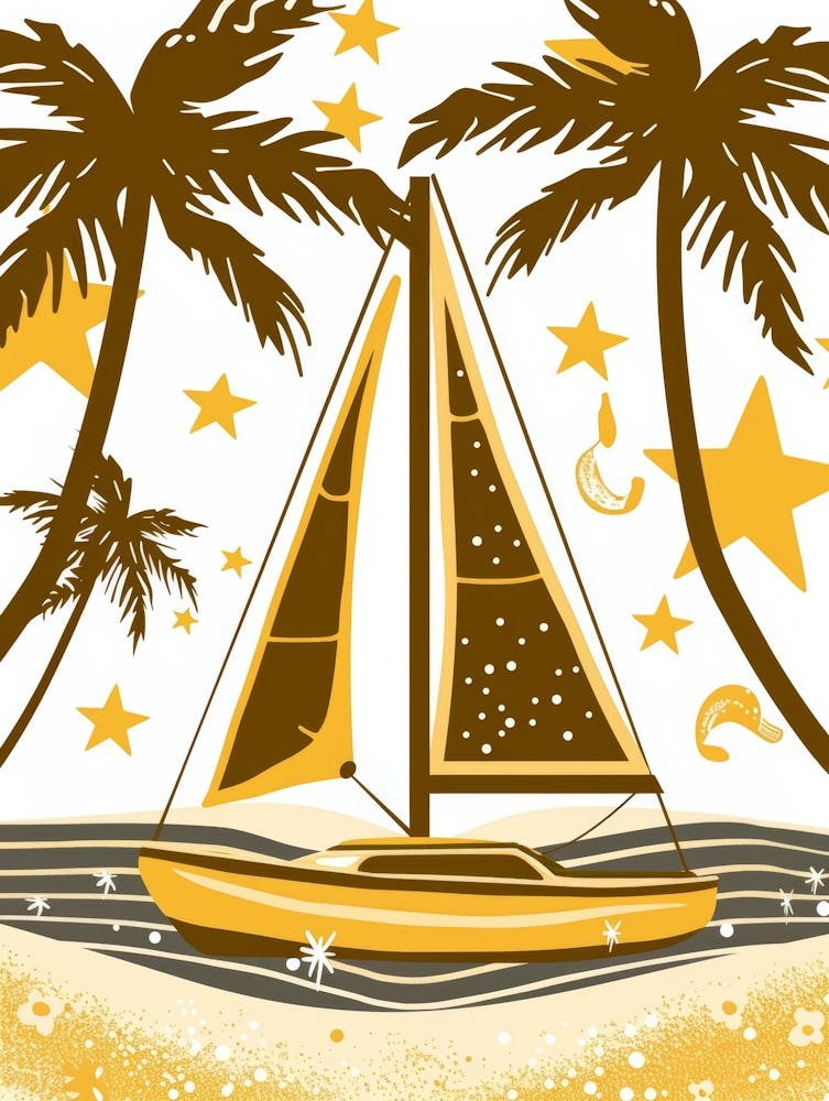 Sailboat On The Beach 5