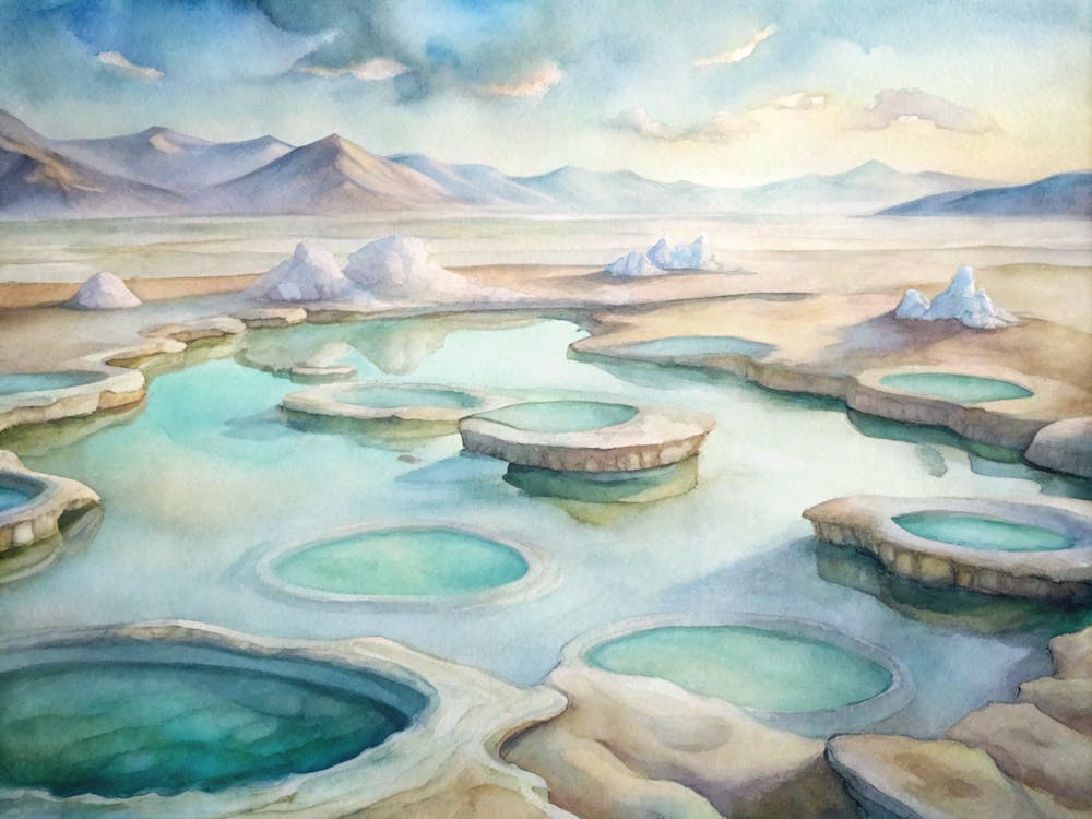 A Mystical Design Of The Dead Sea With Floating Sa (1)