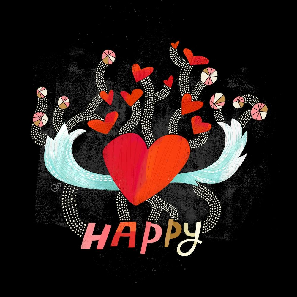 Happy Heart Square