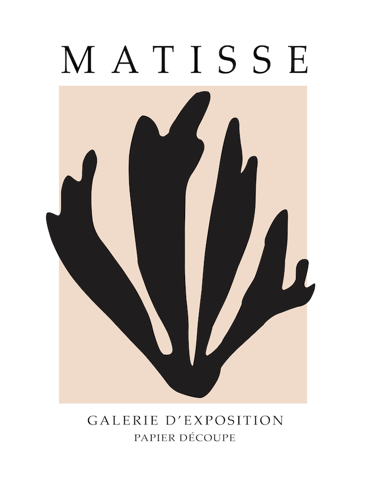 Matisse Galerie D'exposition Papier Decoupe Minimalist artwork 12