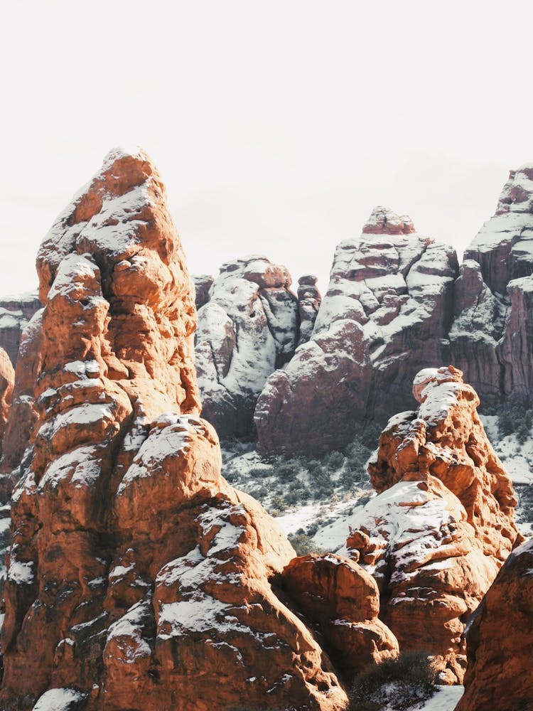 Snowy Sedona Scenery