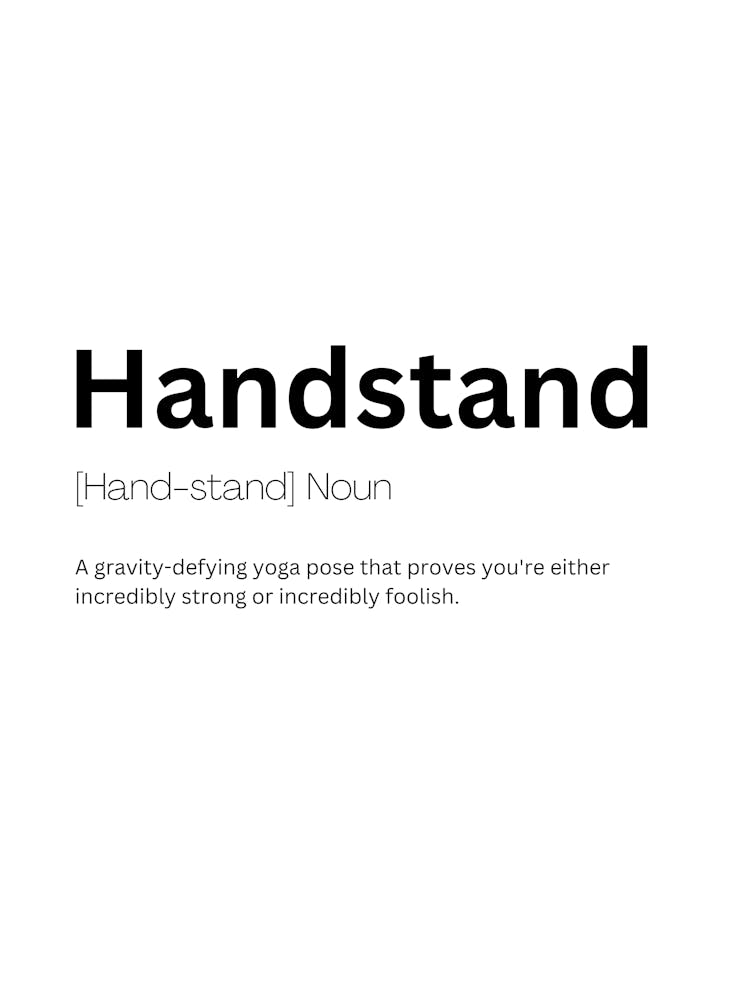 Handstand Definition Meaning